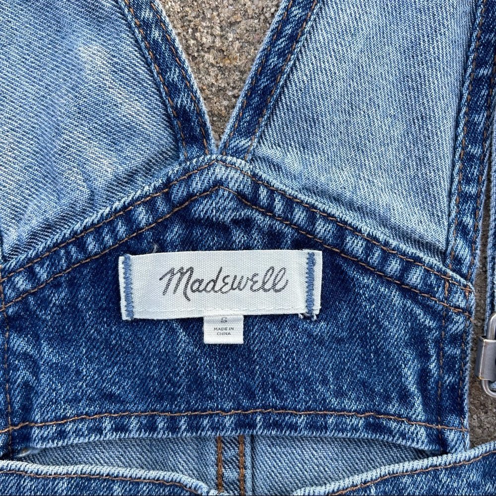 🥳🥳🥳 Host Pick! Madewell Straight Leg Overalls Size Small - Picture 3 of 8